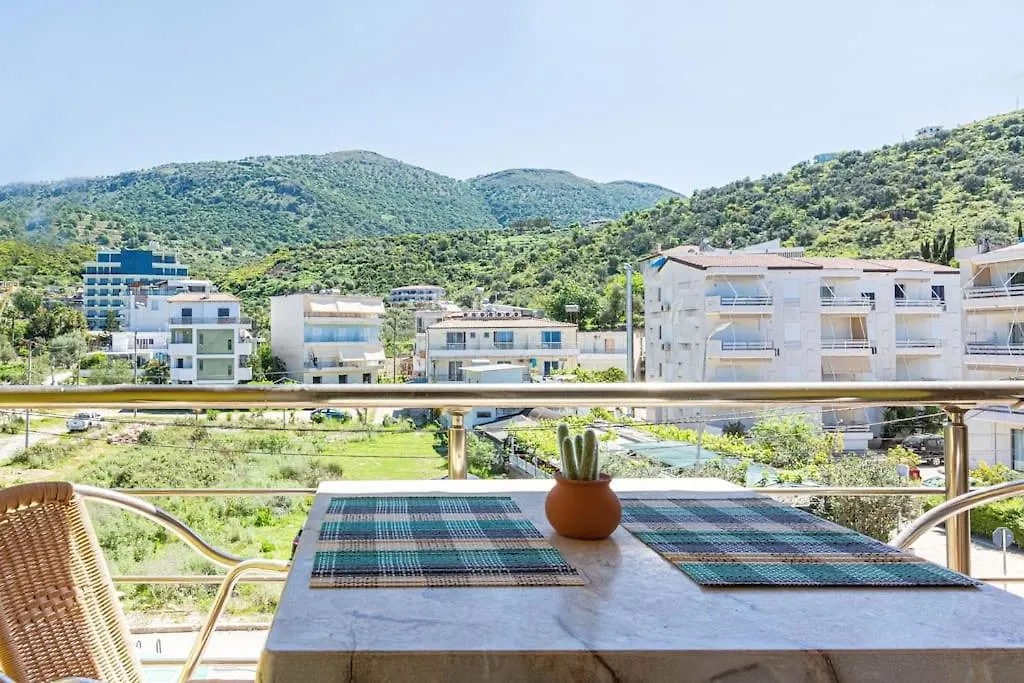Lejlighed Potam'Sea Bliss 33- Beach Front, Sun Beds & Parking Himarë
